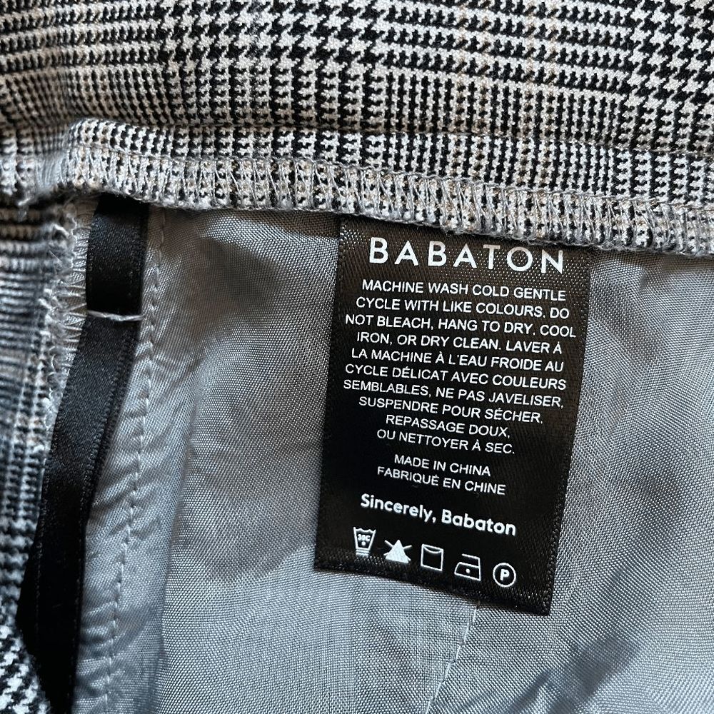 Aritzia Babaton Conan Pant Houndstooth Size 00 - Picture 9 of 10